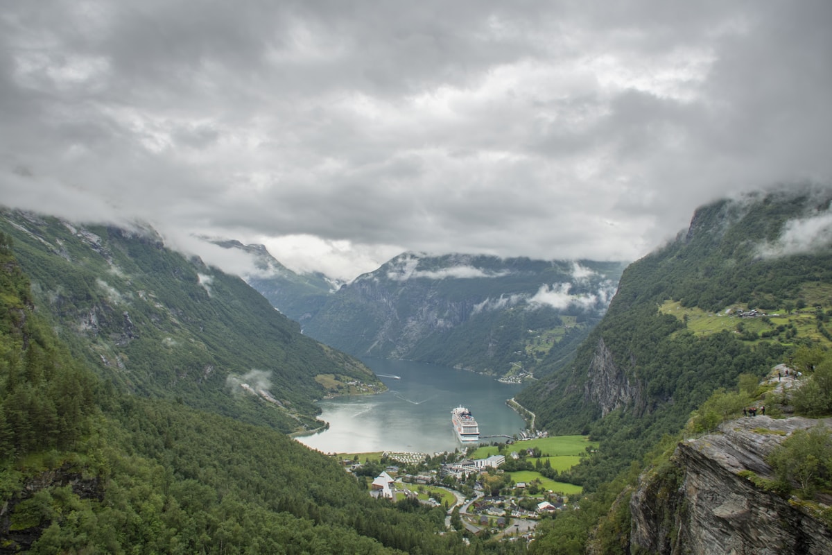 Norwegian fjord landscape